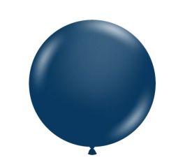 Inch Tuf Tex Naval Steel Blue Latex Balloons Ct