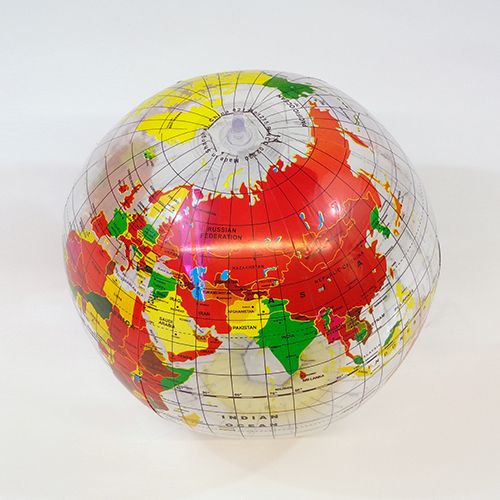 Inflatable world globe beach ball online