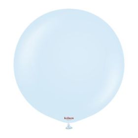 36 inch Kalisan Macaron Baby Blue Latex Balloons - 2 ct