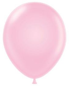 24 inch Tuf-Tex Baby Pink Latex Balloons - 3 CT