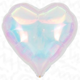 18 inch Decochamp Iridescent Heart Balloon