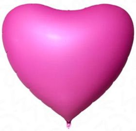 68 inch Decochamp Pink Heart Foil Balloon