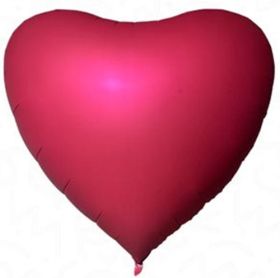 68 inch Decochamp Red Heart Foil Balloon