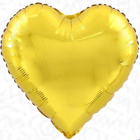 68 inch Decochamp Gold Heart Foil Balloon