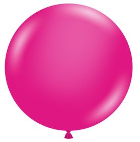 36 inch Tuf-Tex Hot Pink Latex Balloons - 2 CT
