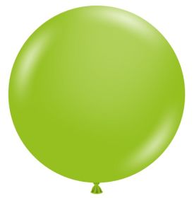 36 inch Tuf-Tex Lime Green Latex Balloons - 2 CT