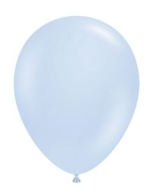 24 inch Tuf-Tex Monet (Pastel Baby Blue) Latex Balloons - 3 CT