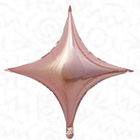 30 inch Decochamp Rose Gold Starpoint Foil Balloon