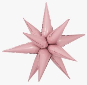 Decochamp 26 inch Baby Pink Starburst Foil Balloon