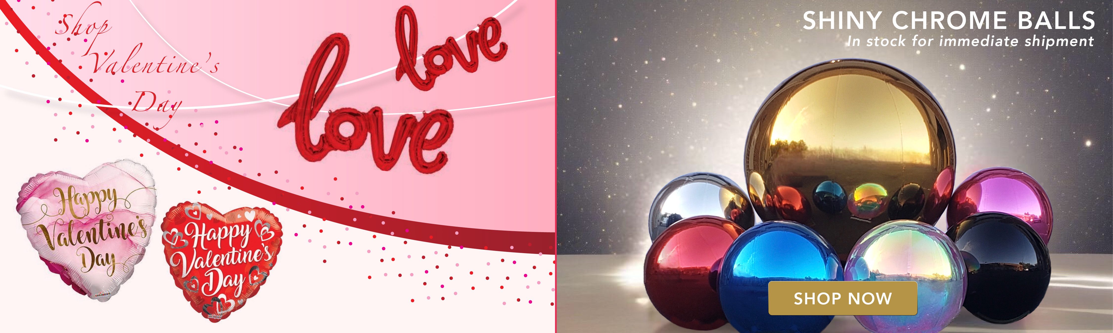 Valentine's Day and Shiny Chrome Balls