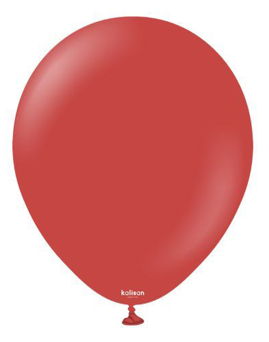 12 Inch Kalisan Deep Red Latex Balloons