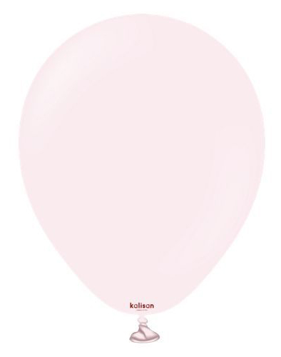 12 Inch Kalisan Macaron Pale Pink Latex Balloons