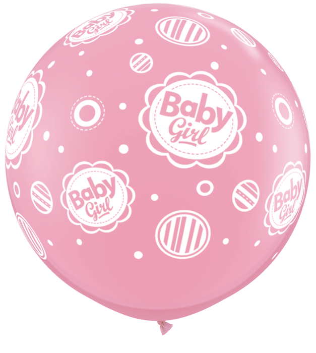 new baby girl balloons