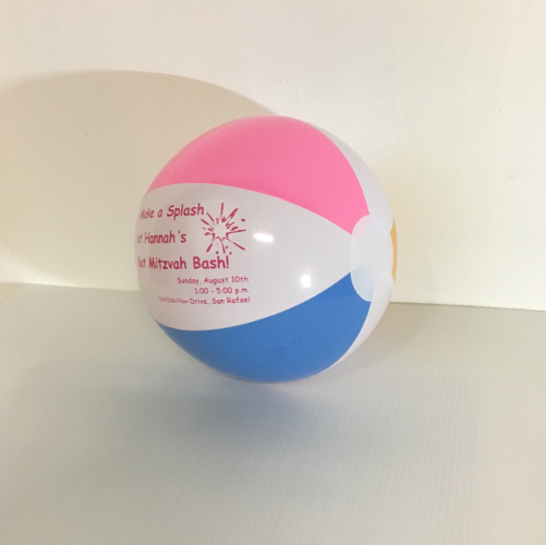 personalised beach balls