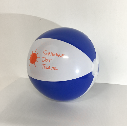 custom printed beach ball